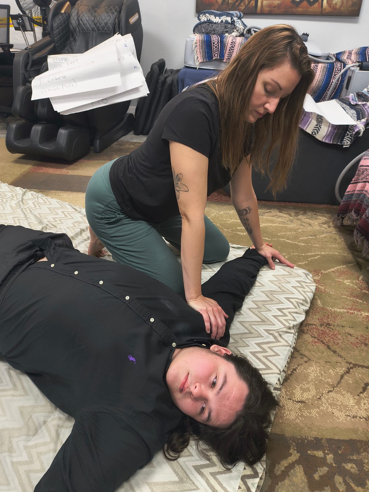 SomaVeda Level 1 training — hands-on technique work